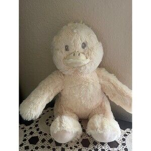 Silver One Pale Yellow Duck Plush